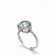 Anillo Plata con Topacio Azùl Anillo Plata con Topacio Azùl