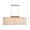 COLGANTE ELIPTICO E27 100X25CM CASTANHO COLGANTE ELIPTICO E27 100X25CM CASTANHO