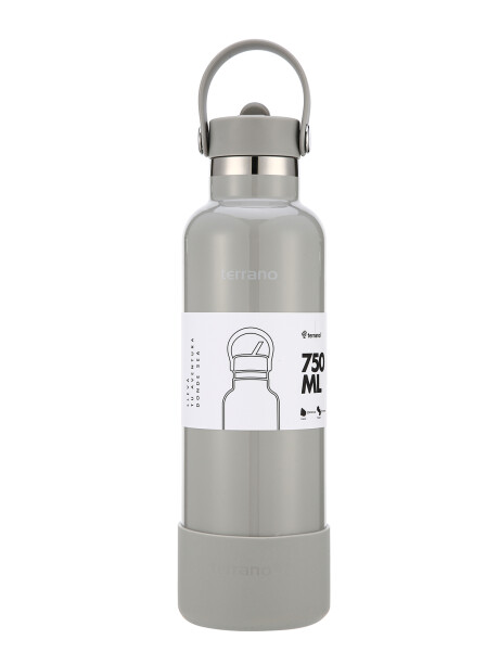 Botella Térmica con Pico 750mL. Oliva Metalizado