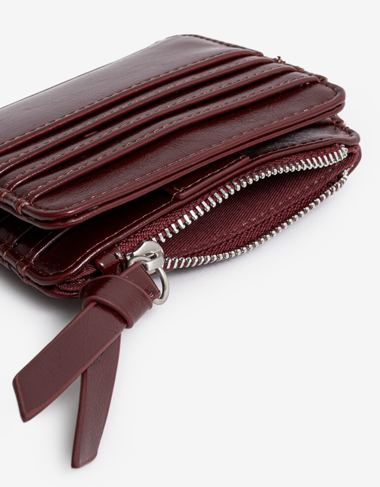 Tarjeteros Tarjetero - Rojo Burdeaux