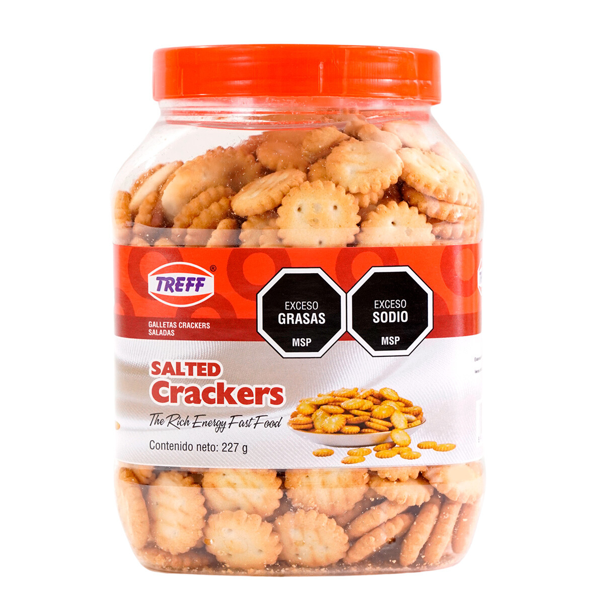 SNACK MINI CRACKER CLASICA 227G TREFF 