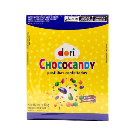 CONFITES DORI CHOCOCANDY DISPLAY 36 11 GRS (396GRS) CONFITES DORI CHOCOCANDY DISPLAY 36 11 GRS (396GRS)
