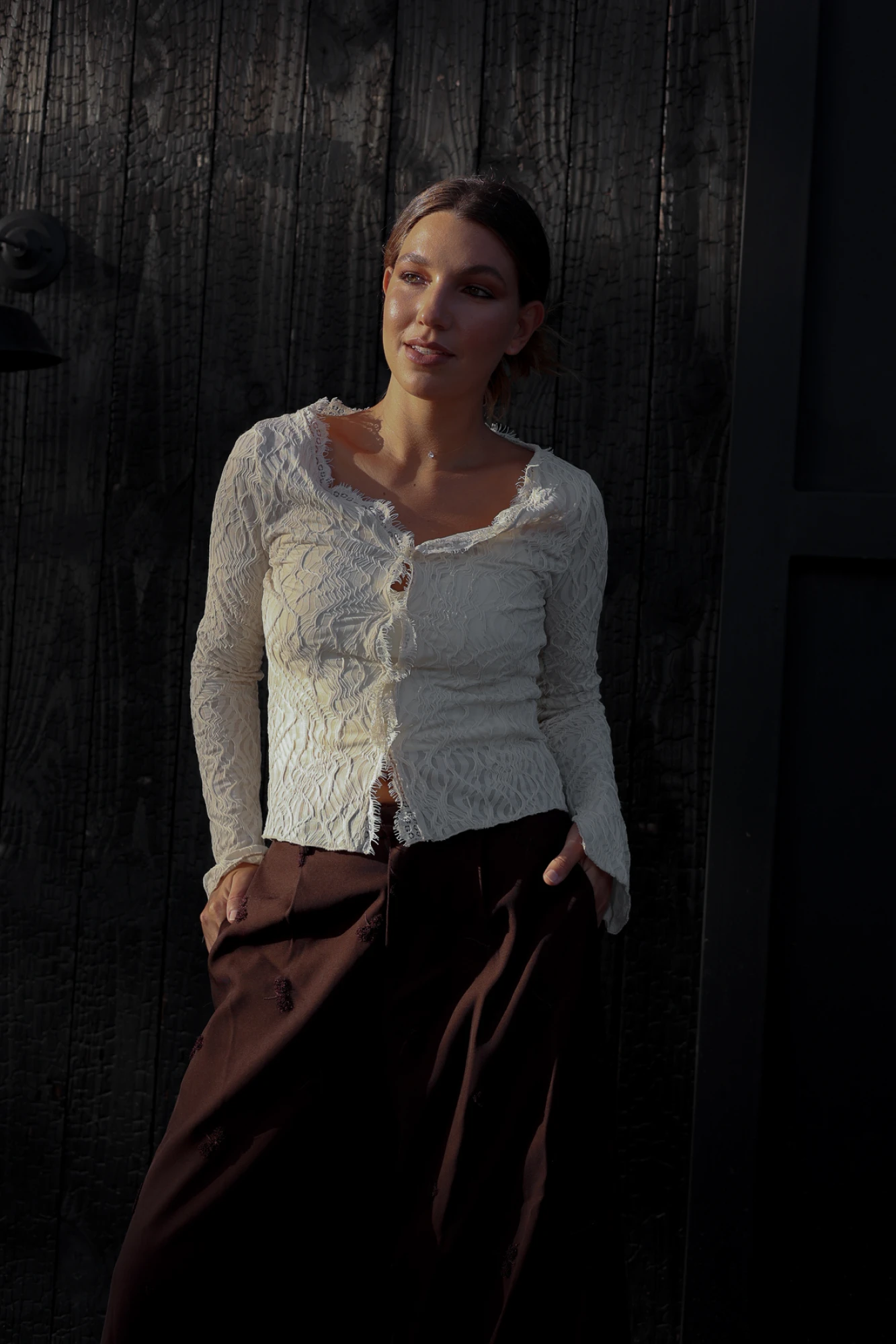 Remera Rocio crudo l