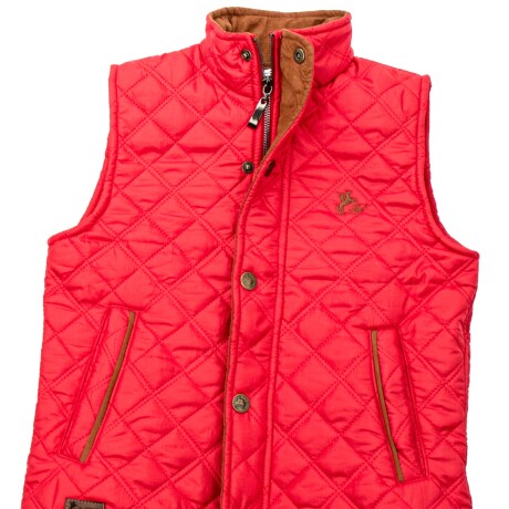 Chaleco Capitoneado de niño Rojo