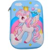 Cartucheras Escolares 1piso estampados 3D Niña UNICORNIO CELESTE