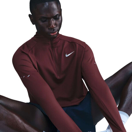 Campera Nike Stride Dri-Fit 1/4-Zip Running Top de Hombre Rojo