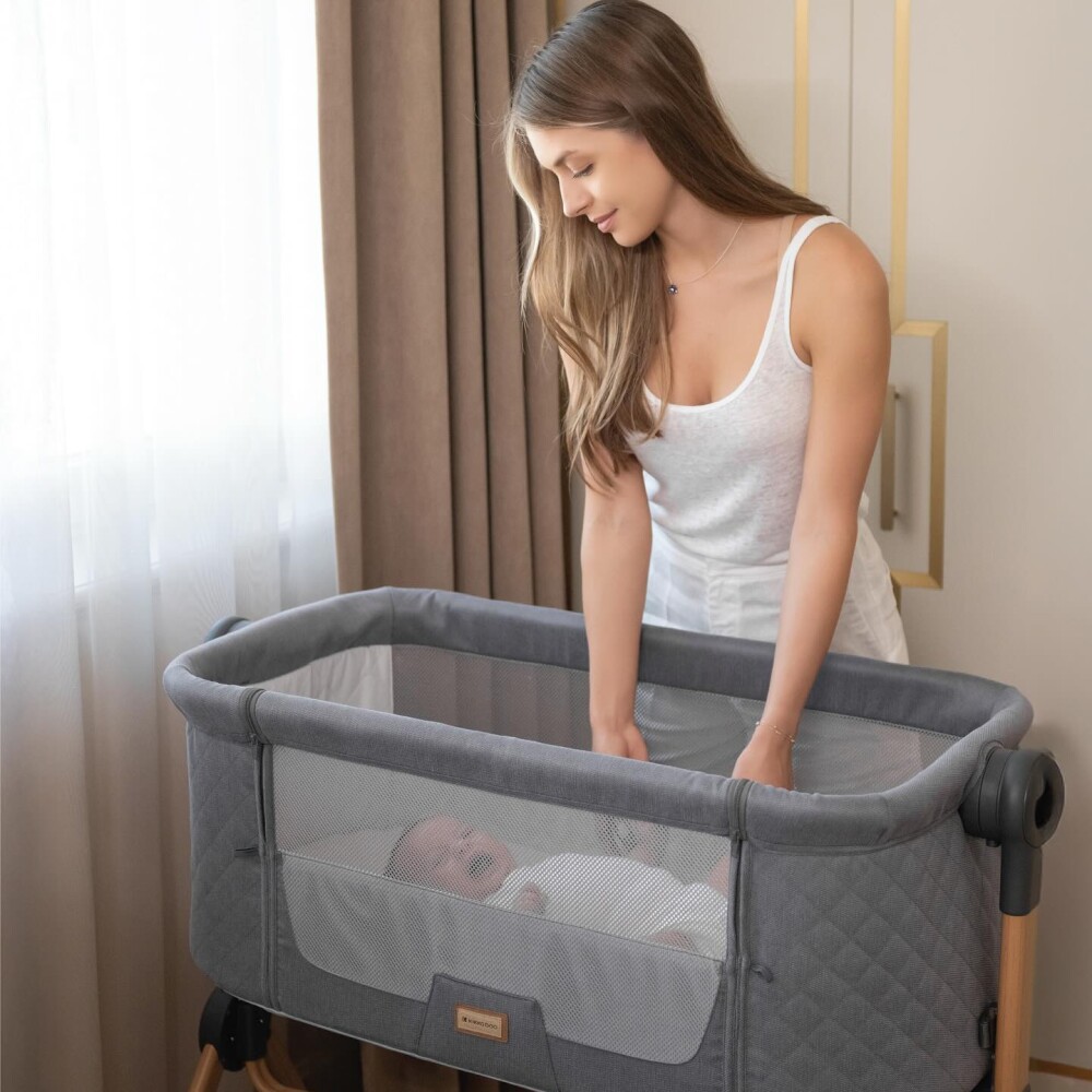 Colecho y silla de comer 2 en 1 SLEAT KIKKABOO gris