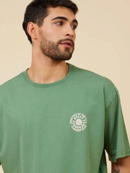 T-SHIRT RUSTY SAITES VERDE
