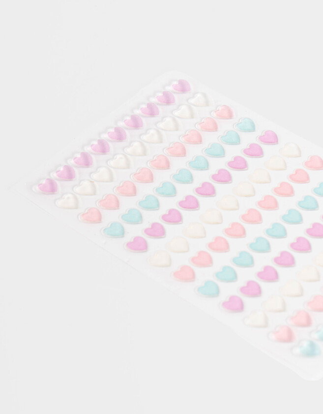 Nail Art Stickers Para Uñas Apliques Para Uñas En Forma De Corazones Para Nail Art - Combinacion Multicolor