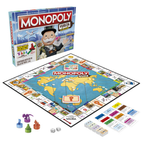 Juego de Mesa Monopoly Vuelta al Mundo 001