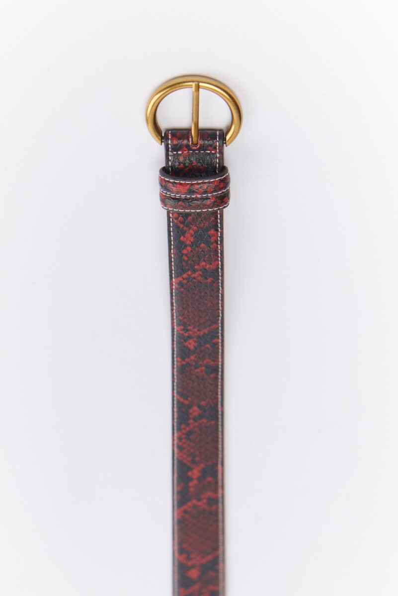 CINTO SNAKE - ROJO 