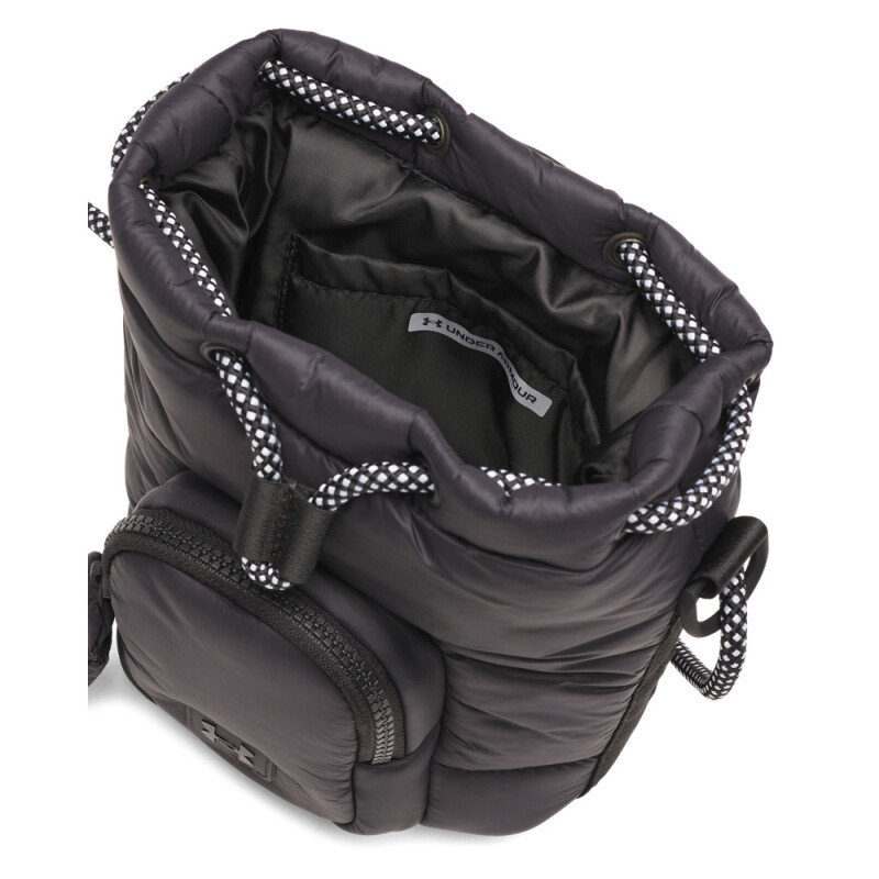 UA Studio Puffer Bucket Bag-WHT BLK-002