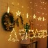 Cortinas Serie Luces Led Formas Navideñas 3m 8 Modos Control Cortinas Serie Luces Led Formas Navideñas 3m 8 Modos Control