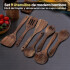 Juego de 9 Utensilios Cocina de Madera Dura Antiadherente IMBACK Juego de 9 Utensilios Cocina de Madera Dura Antiadherente IMBACK