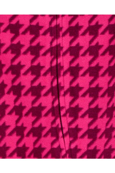 Pijama una pieza de micropolar con pie, diseño pied de pool Sin color