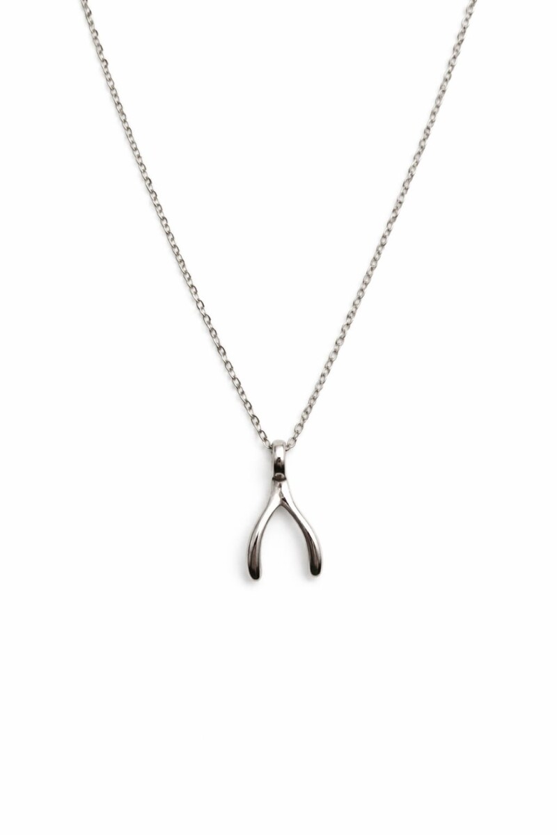 Conjunto force / dije hueso de la suerte - Plata 925 - Sin Piedra - CJ3180 - sinpiedra 