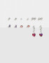 Aros Sets Con strass Set De Aros Plateados - Plateado