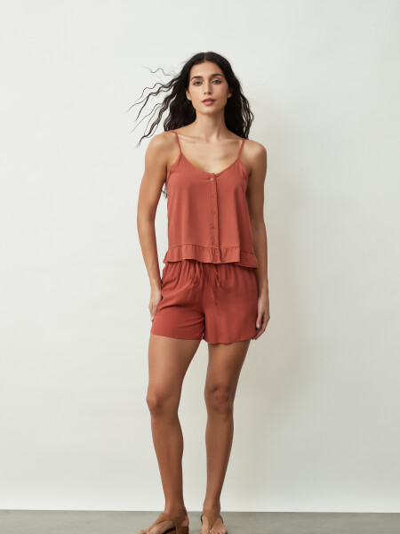 MUSCULOSA FEFI NARANJA OSCURO