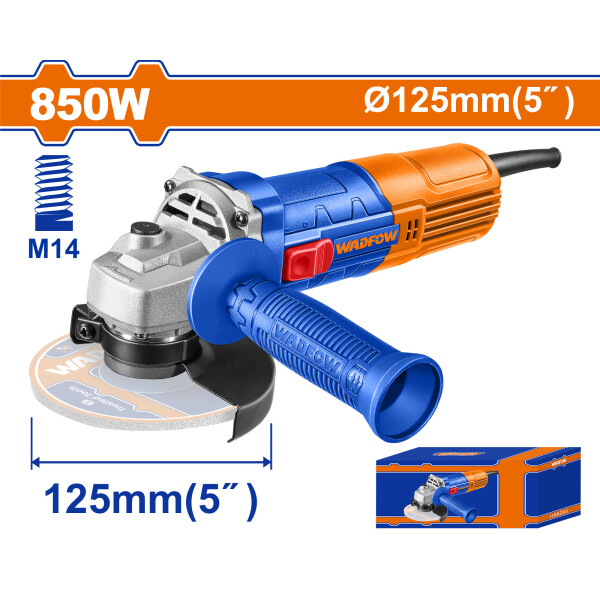 AMOLADORA 115MM 850W WADFOW WAG15851 AMOLADORA 115MM 850W WADFOW WAG15851