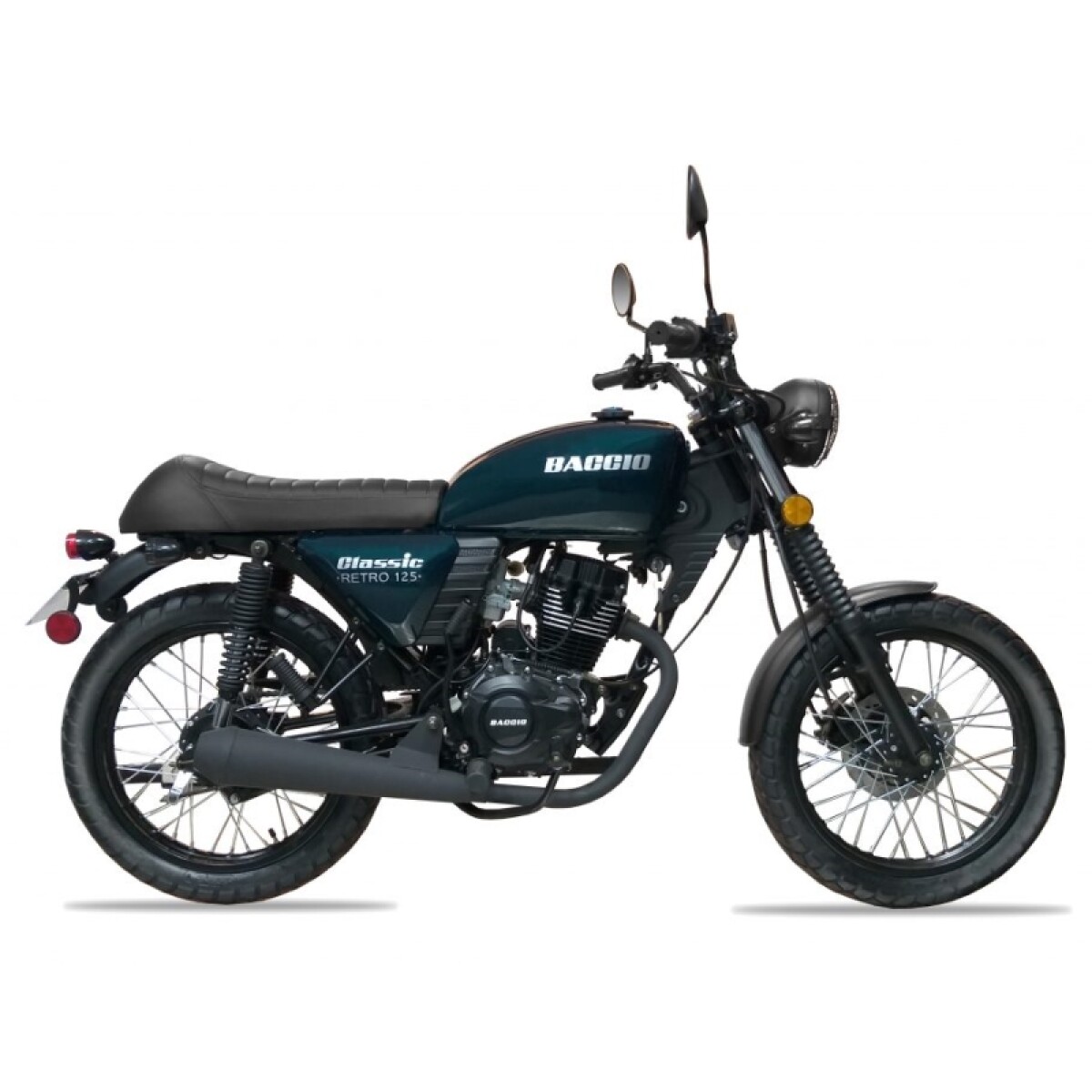 Moto Baccio Calle Classic Retro 125cc - Verde 