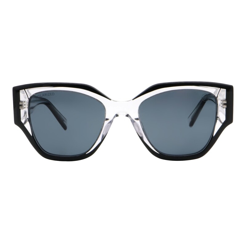 Lentes de Sol Chilli Beans Delhi Transparente - Negro