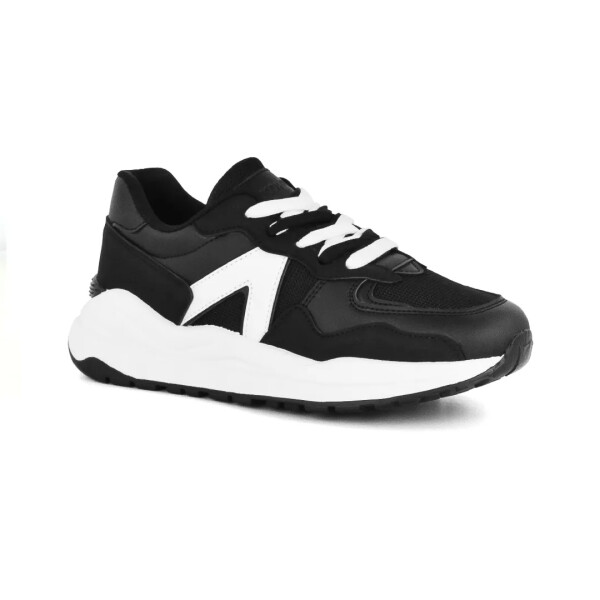 SNEAKER CASUAL MOR - KORIUM NEGRO