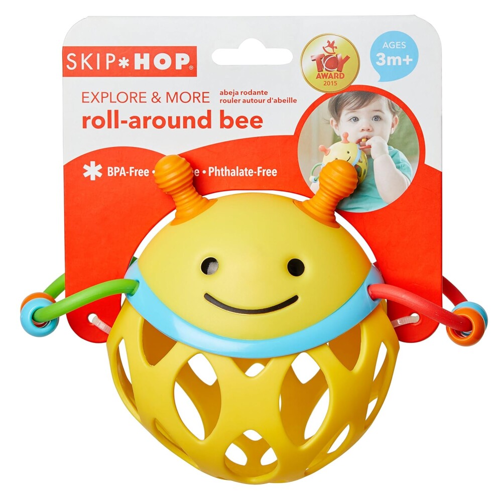 Sonajero mordillo skip hop abeja amarilla