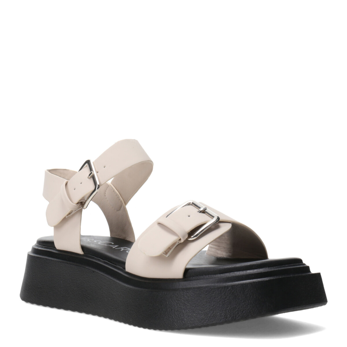Sandalia MOPP con hebillas MissCarol - Nude 