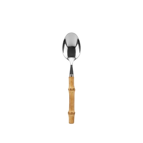 CUCHARITA INOX/BAMBU 16CM Unica