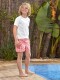 Camiseta Bordado Langosta Blanco