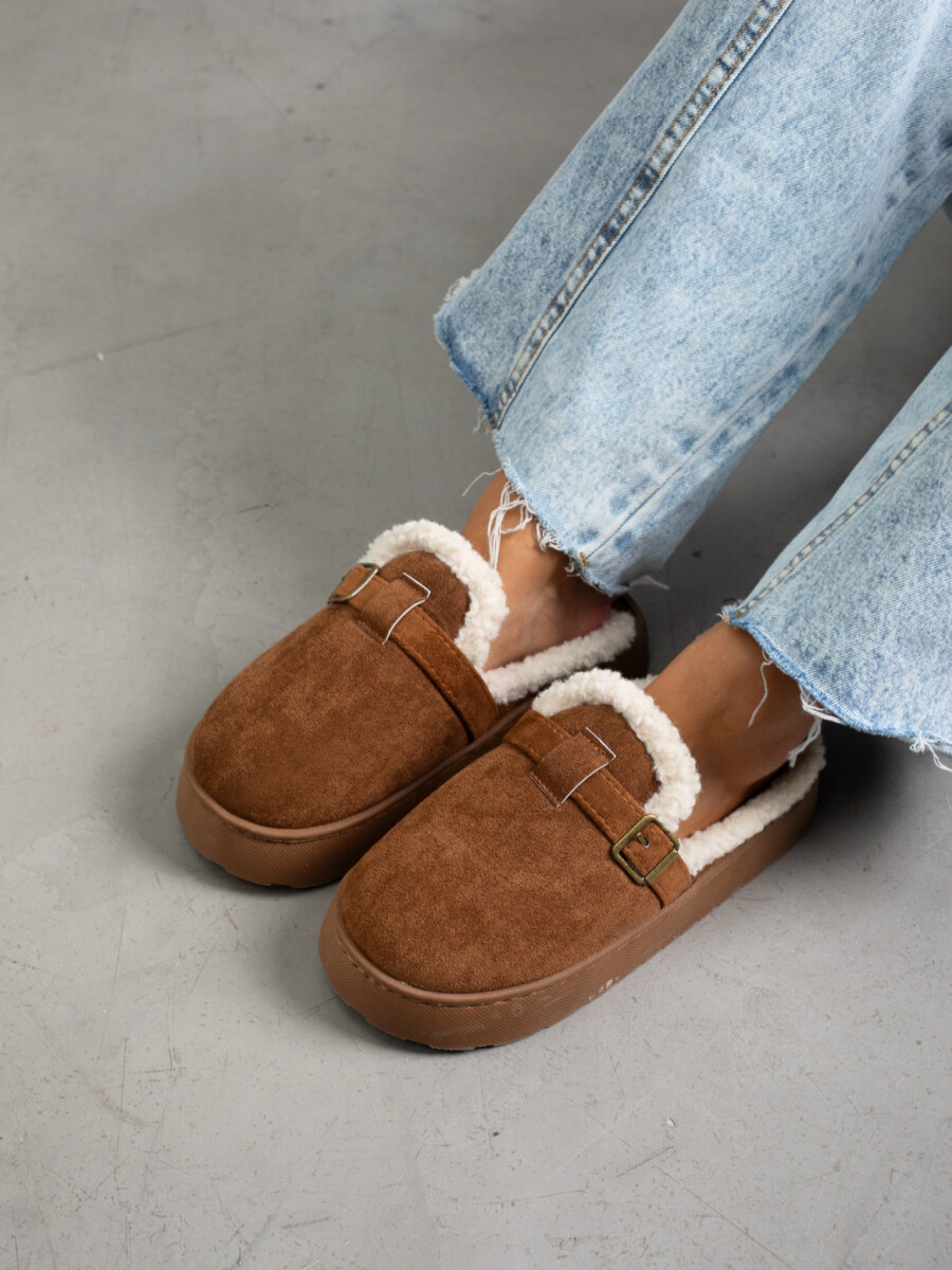 Zueco Millie - marrón oscuro 