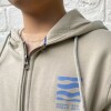 Campera con estampa N+ Beige