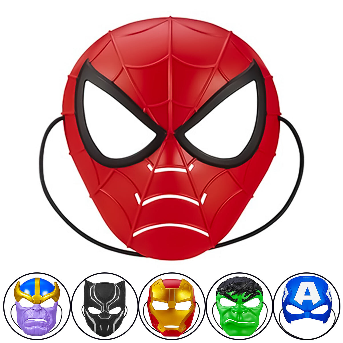 Máscara Hasbro Marvel Avengers Ironman Spiderman Hulk - Spiderman 