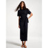 VESTIDO MIDI FEM PRETO ESCURO