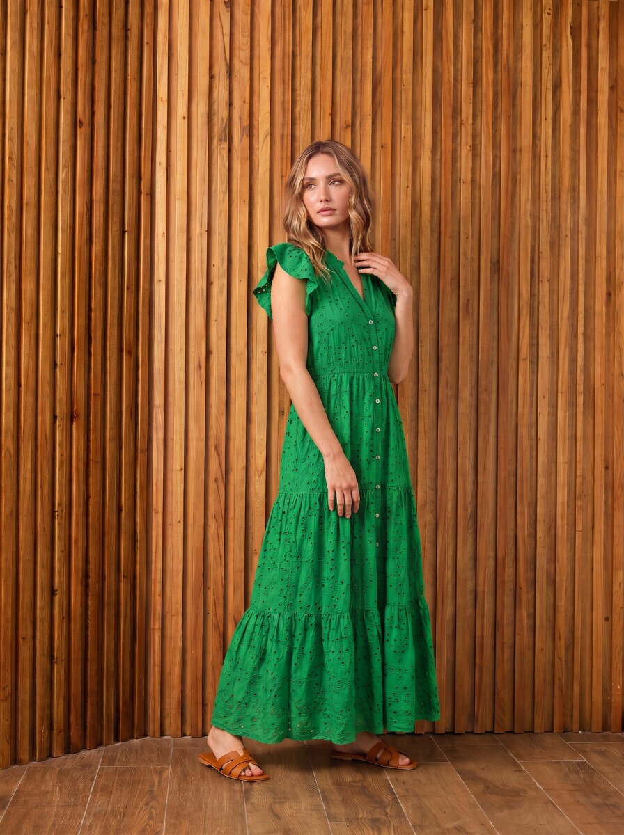 Vestido Casual. - Verde 
