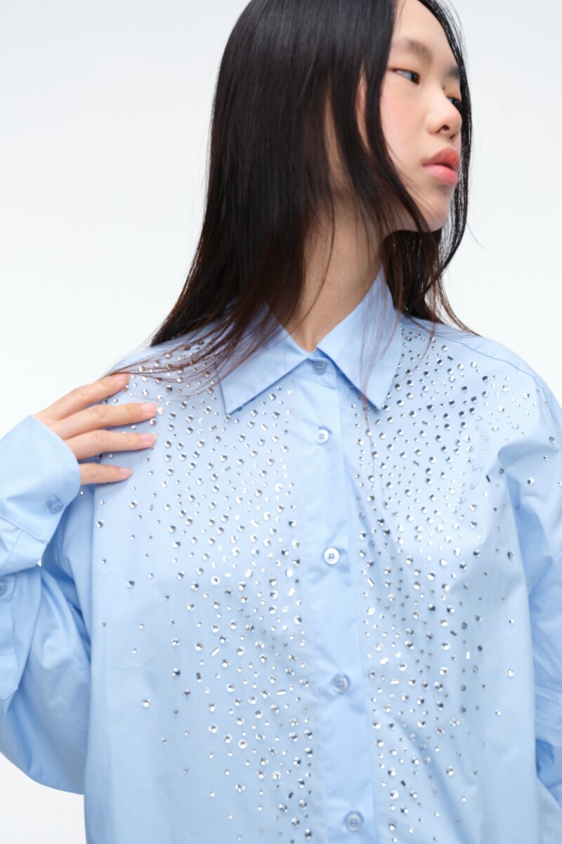 CAMISA Celeste