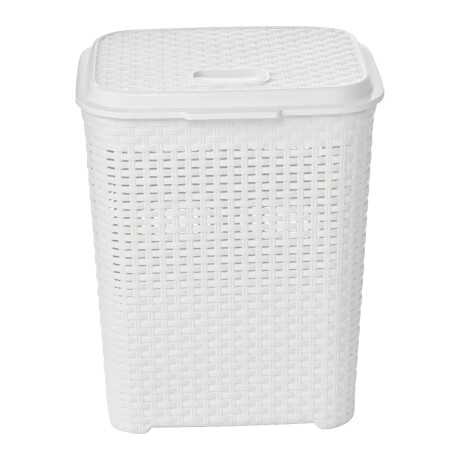 Cesto para ropa 45 lts BLANCO