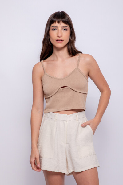 SHORT LORICA Crudo