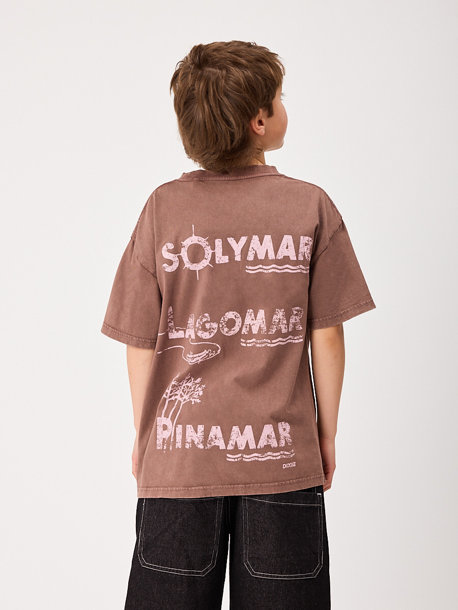 T-SHIRT M/C COSTA DULCE TEEN DIXIE Marrón