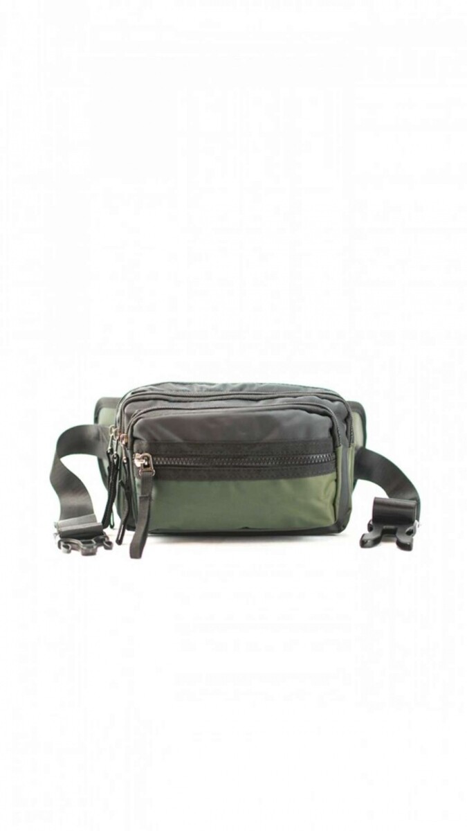 Riñonera Karthala - Verde Y Negro 