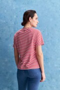 REMERA SCALA Blanco/Rojo