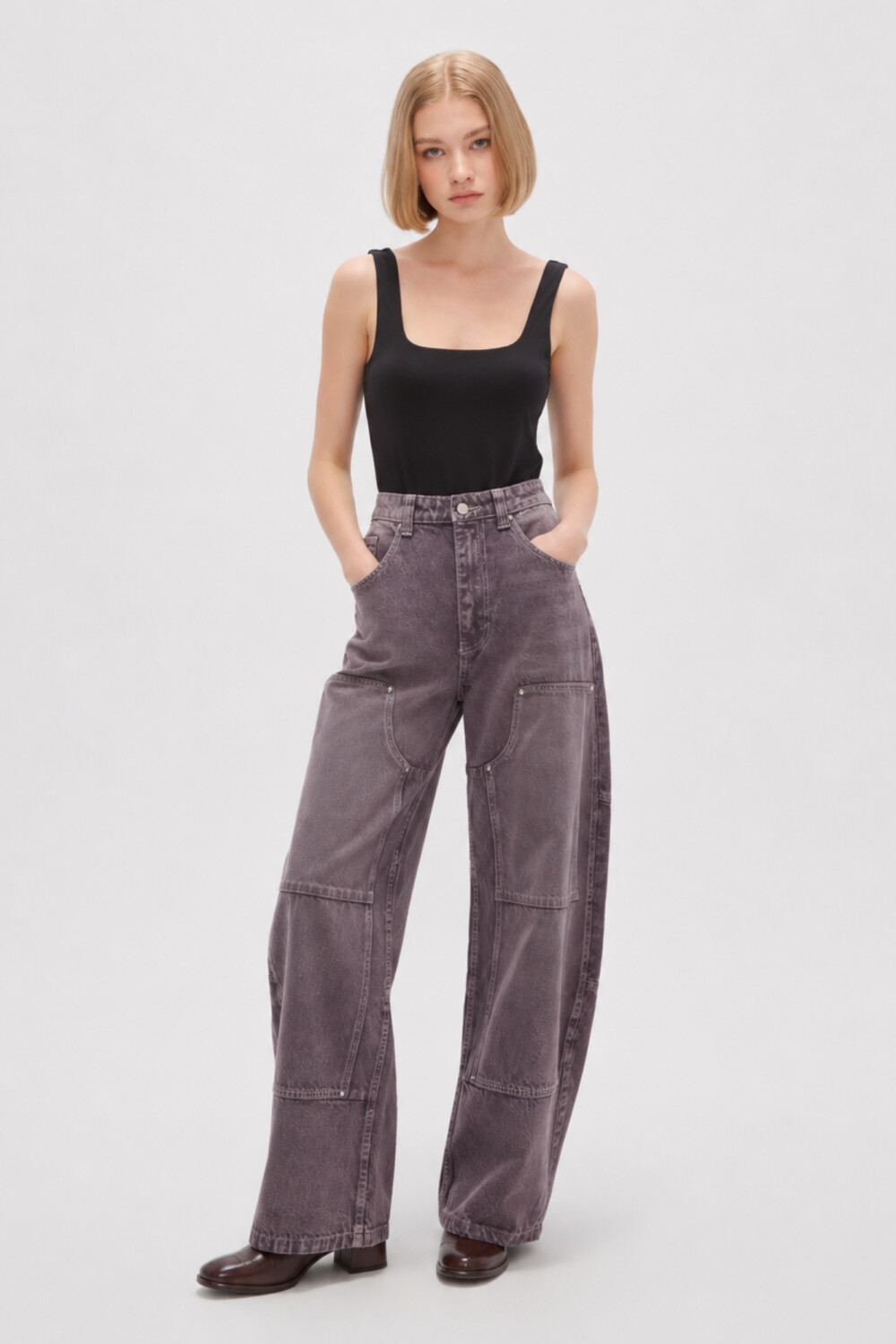 Pantalon Ralo Cereza Oscuro