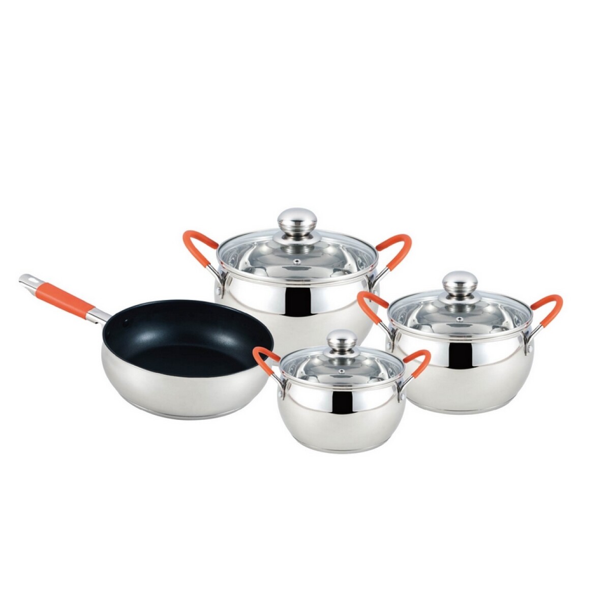 BATERIA DE COCINA CUORI PARMA 7 PIEZAS 