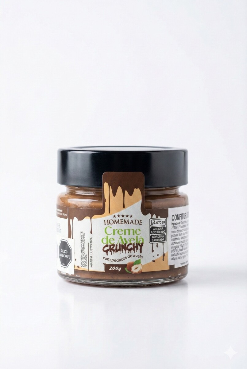 Crema de Avellana Crunchi Homemade 200 grs 