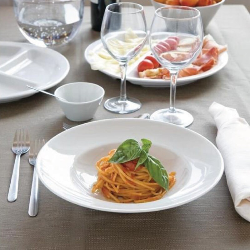 PLATO DE PASTA 27CM PORCELANA REFORZADA SELECTA PLATO DE PASTA 27CM PORCELANA REFORZADA SELECTA