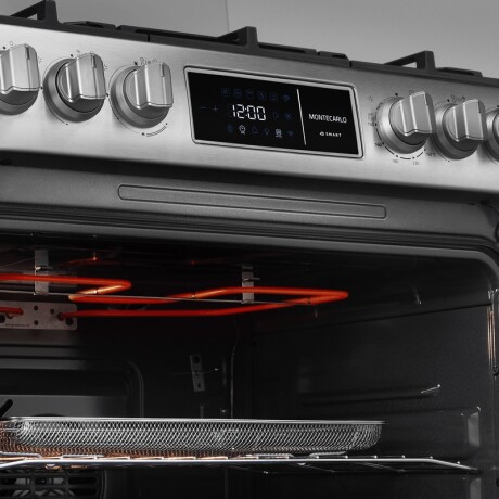 Cocina a Gas 5h con Grill a Gas, Convección y Panel Touch Indurama MONTECARLO Cocina a Gas 5h con Grill a Gas, Convección y Panel Touch Indurama MONTECARLO