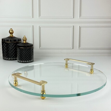 Bandeja Vidrio Circular Decorativa Ø35cm Bandeja Vidrio Circular Decorativa Ø35cm