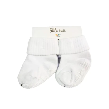 Pack X2 Medias Infantiles Little Ones BLANCO