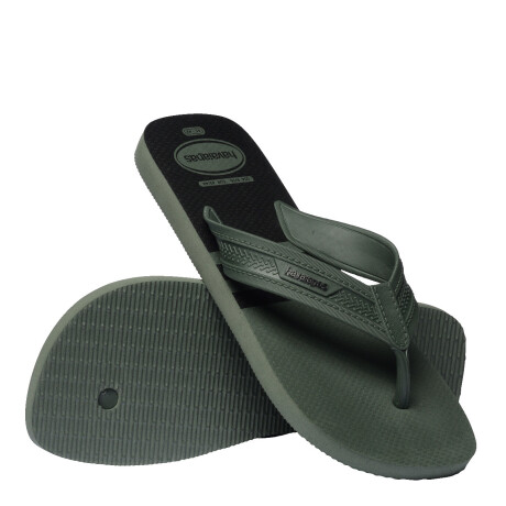 Sandalia de Hombre Havaianas Verde - Negro