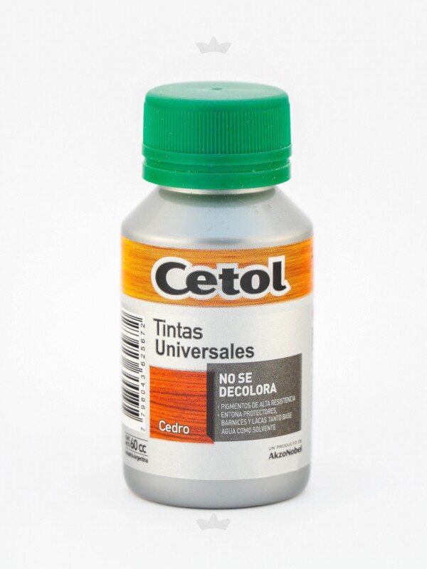 CETOL TINTA UNIVERSAL CEDRO 60 cc. N/A